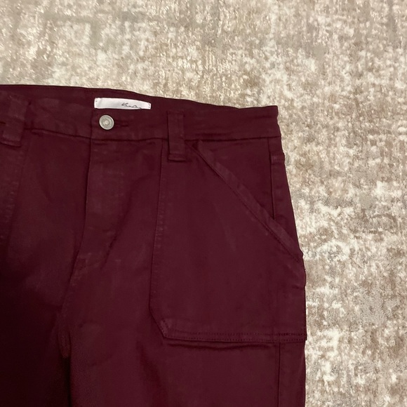 KanCan Women's Skinny Jeans - Burgundy size 13 - Picture 5 of 8